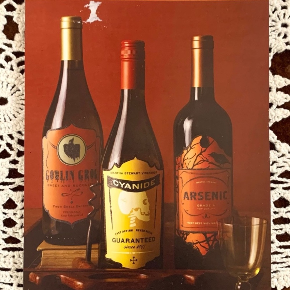 Halloween beverage labels (2 packages) and beaded spider coasters - Picture 9 of 11